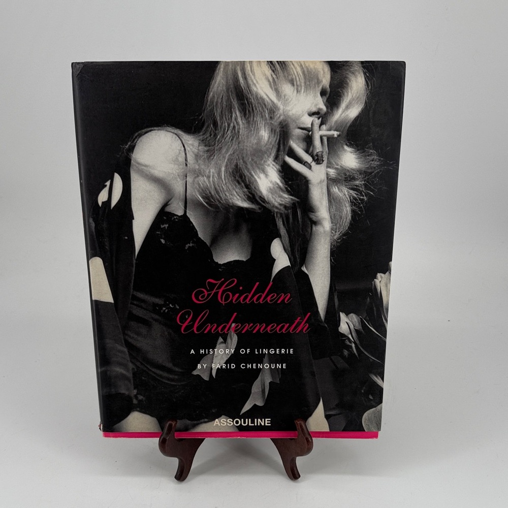 Assouline Hidden Underneath Book Coffee Table Book - Black and Pink